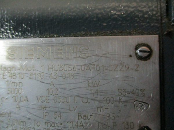 SIEMENS 1 HU 3056 / passend zu DECKEL