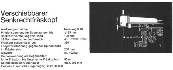 DECKEL 2027 / FP 3 ( L / LV )