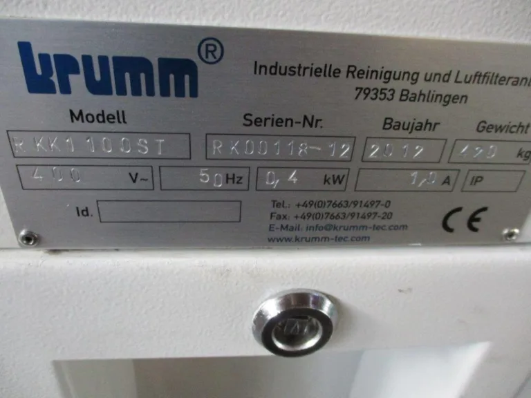 RKK 1100 ST  KRUMM / Krumm-Tec 2012
