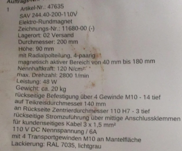 244.40 - 200 - 110V  SAV 2023