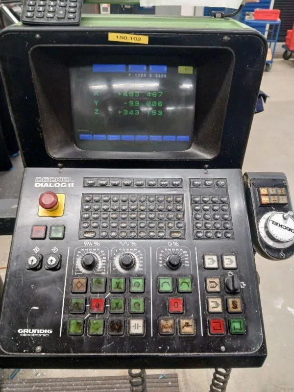 Alternative view of FP 50 CC / 2813  DECKEL 1988